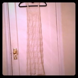 Topshop Cream Sweater Dress